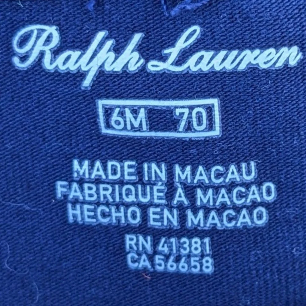 Ralph Lauren Leggings Logo Navy Blue‎ Toddler 6M